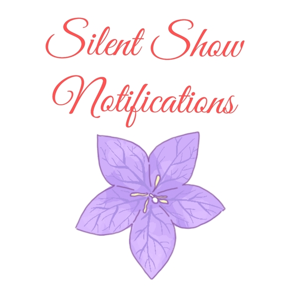 💗Like💗 Silent show notifications - Picture 1 of 1